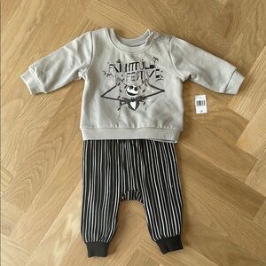 Disney Gray and Black Kids Matching Set